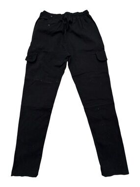 Represent Black Men's Skinny Cargo Jogger Pants - Classic Everyday Style size L